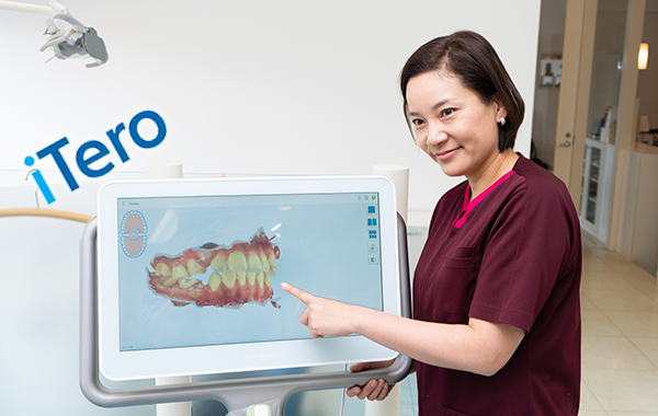 iTero 3Dによる歯並びシミュレーション